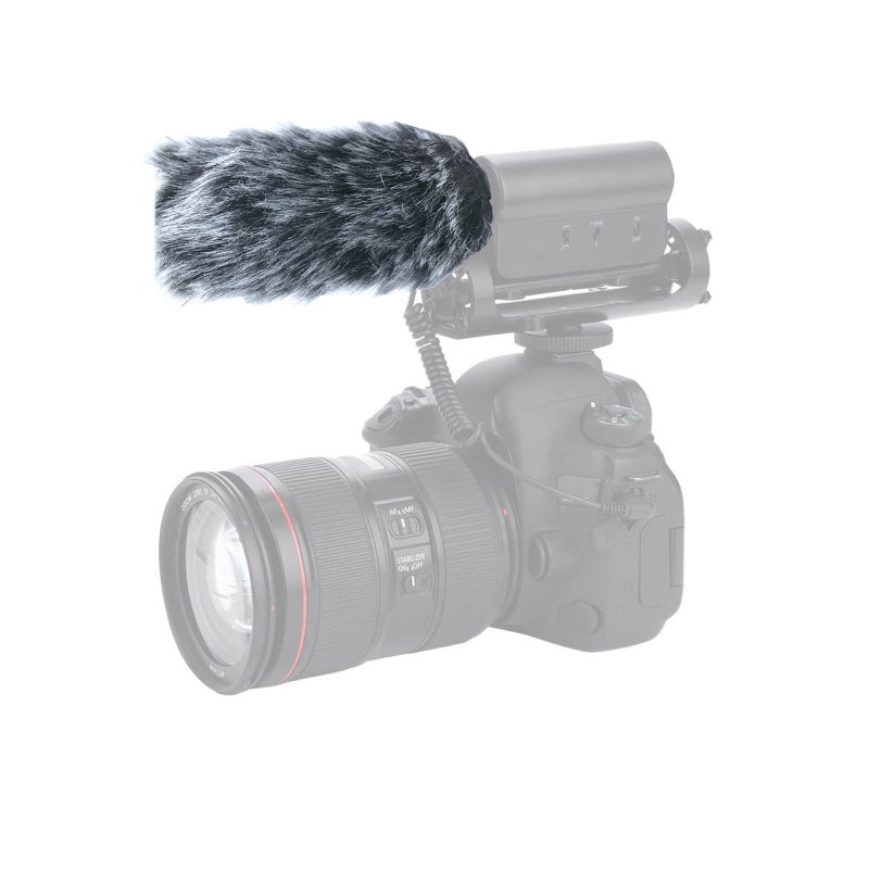 Bestshoot Microphone Muff, Ruittos Furry Wind Screen Protective Dead Cat for Camera Shot Gun SGC-598, ATR875R AT897, Neewer NW-81, NTG, BY-1000 - Image 1